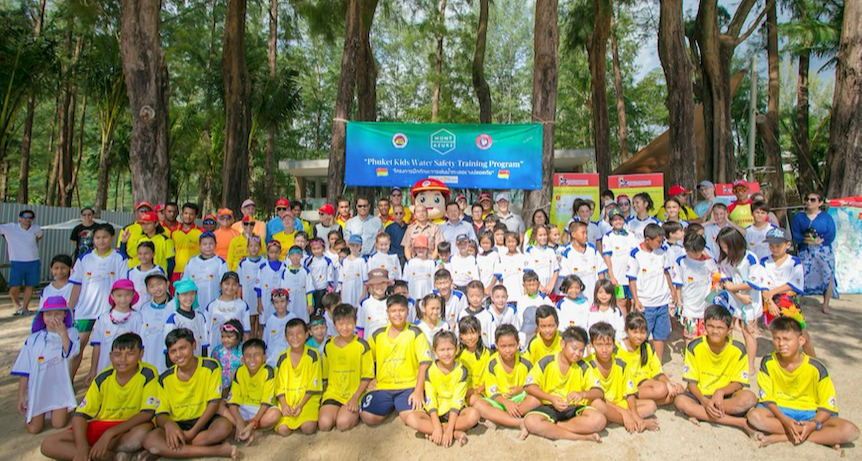 MONTAZURE HOSTS INTERNATIONAL KIDS WATER SAFETY TRAINING SESSIONS AT HQ BEACH LOUNGE ON KAMALA BEACH IN PHUKET
